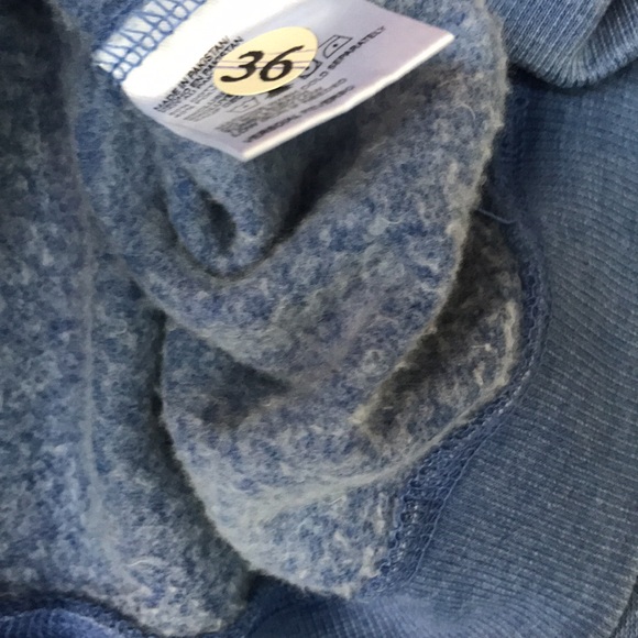 Smiley faces cotton poly relaxed crop sweatshirt - Picture 5 of 6